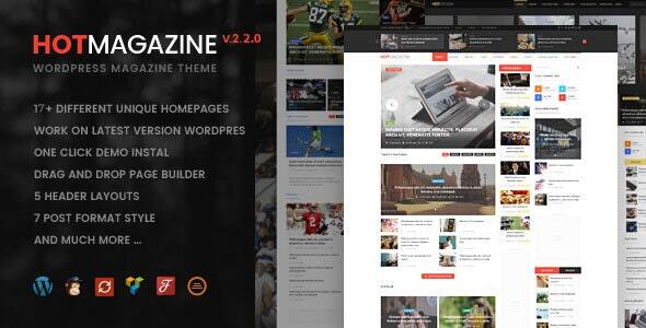 Hotmagazine - News & Magazine WordPress Theme