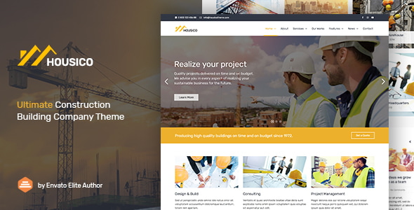 Housico - Ultimate Construction Building Company Theme