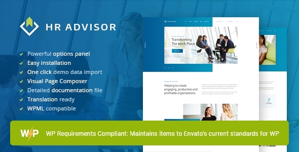 HR Advisor | Human Resources & Recruiting WordPress Theme