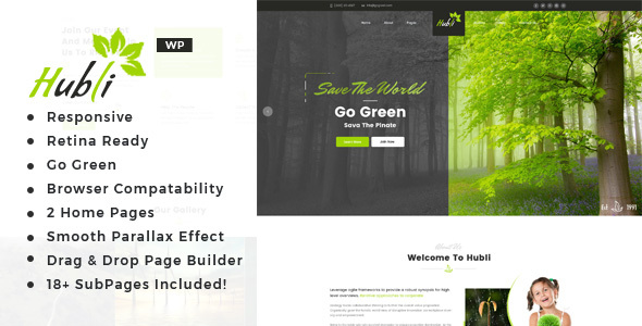 Hubli - Environment WordPress Theme