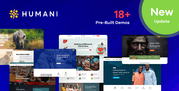 Humani - Nonprofit & Charity WordPress Theme