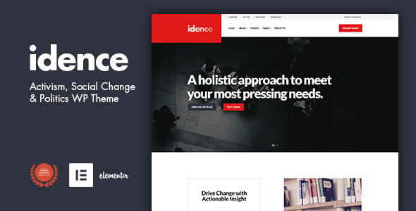 Idence - Activism WordPress Theme