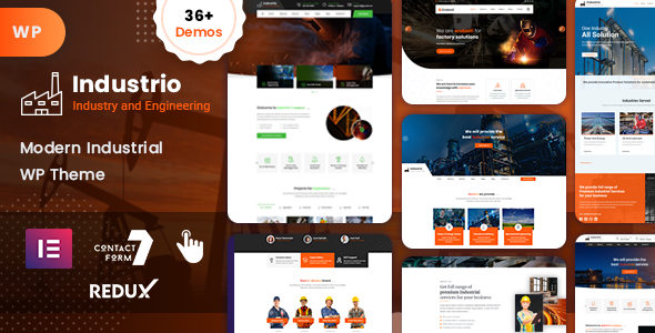 Industrial - Industry & Factory WordPress