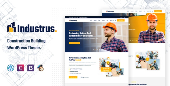 Industrus - Construction Company WorrdPress Theme