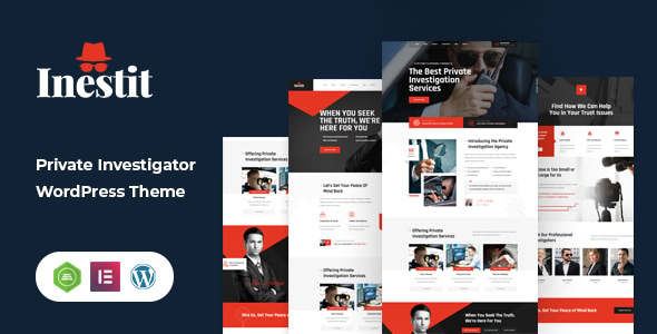 Inestit - Private Investigator WordPress Theme