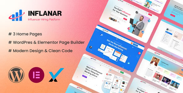 Inflanar - Influencer Marketplace  WordPress Theme