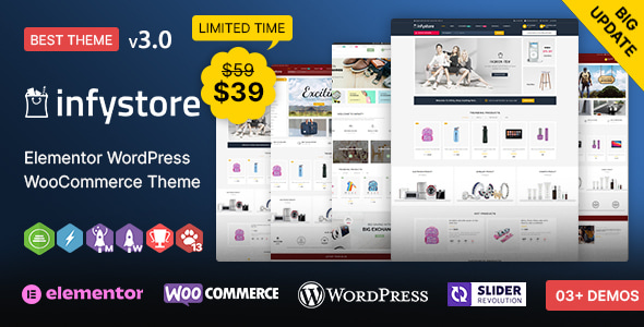 Infystore WP - Multipurpose Elementor WooCommerce Theme