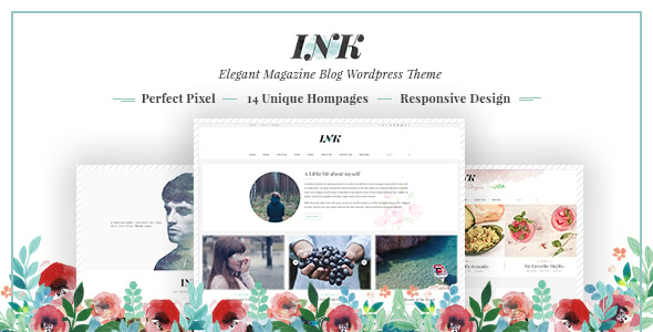 INK – Elegant Magazine Blog WordPress Theme