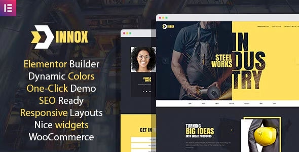 Innox - Industrial WordPress Elementor Theme