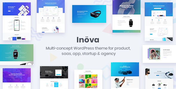 Inova - Multipurpose WordPress Theme For Startups & Agencies