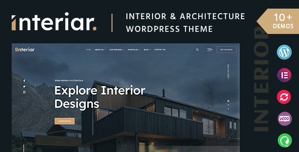 Interiar - Interior Design WordPress Theme