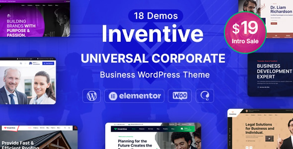 Inventive - Multi-Purpose Business WordPress Theme