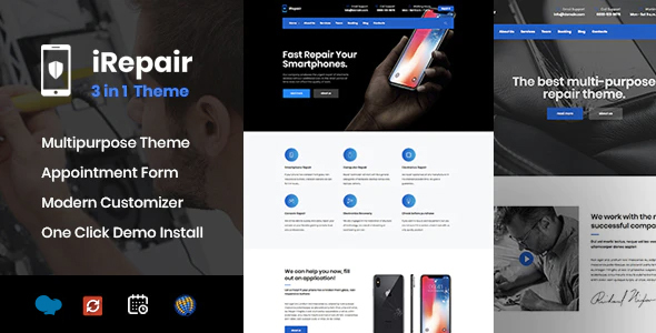 iRepair - Car Repair WordPress Theme