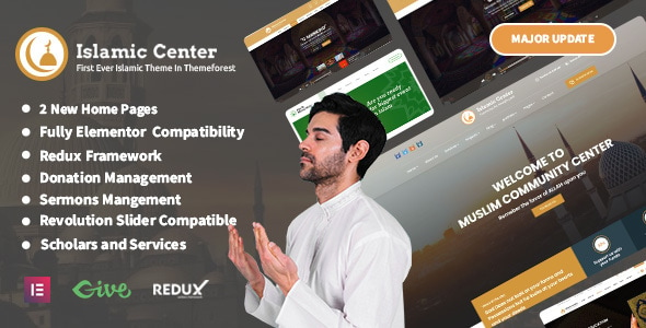 Islamic Center -  WordPress Religious Theme