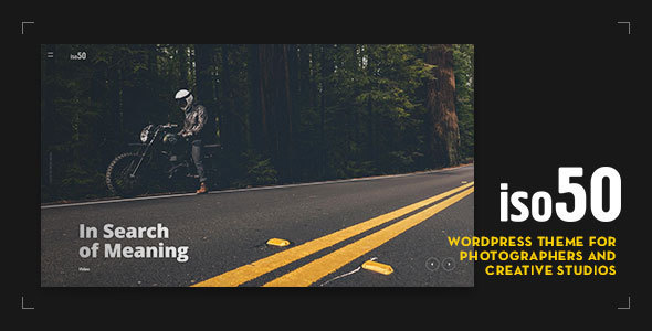 Iso50 - Photography WordPress Theme