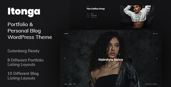 Itonga - Portfolio & Personal Blog WordPress Theme