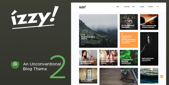 Izzy - An Unconventional Blog WordPress Theme