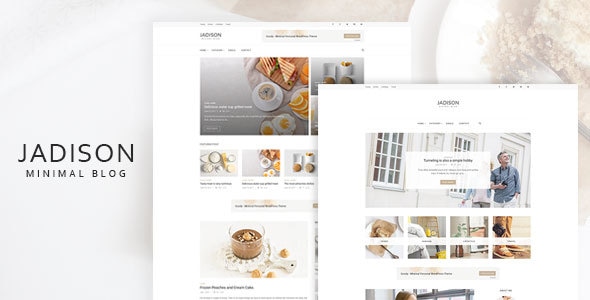 Jadison -Clean And Minimal WordPress Blog Theme