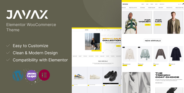 Javax - Elementor WooCommerce Theme