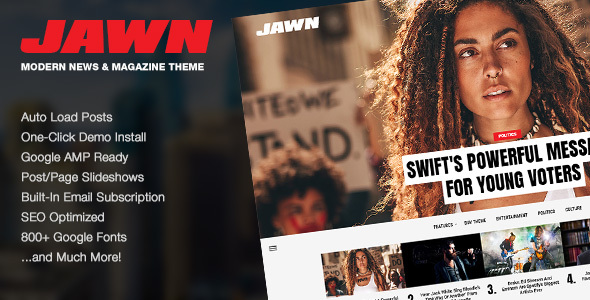 Jawn - Modern WordPress News & Magazine Theme