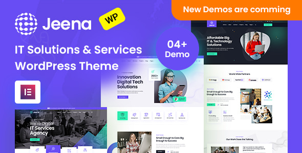 Jeena - Technology & IT Solutions WordPress Theme