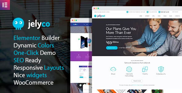 JelyCo - ISP & Telecom WordPress Theme