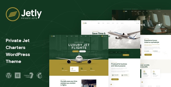 Jetly - Private Jet Charters WordPress Theme