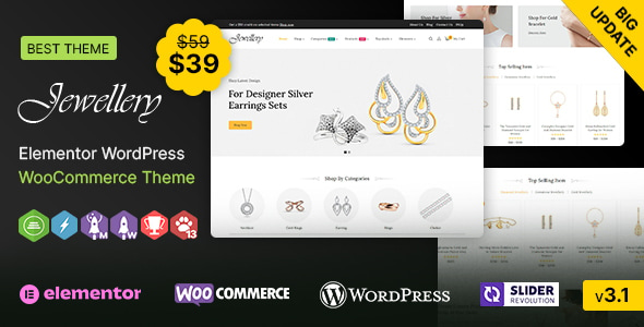 Jewellery WP - Elementor WooCommerce Responsive Theme