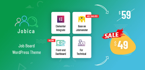 Jobica - Elementor IT Job Board WordPress Theme