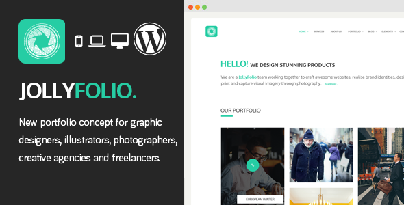 Jollyfolio - Creative Responsive WordPress Theme