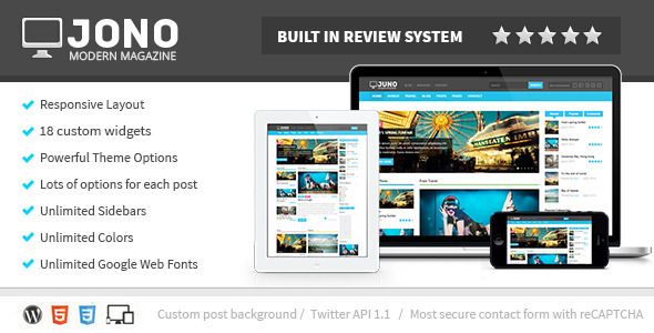 Jono Responsive WordPress Magazine Theme