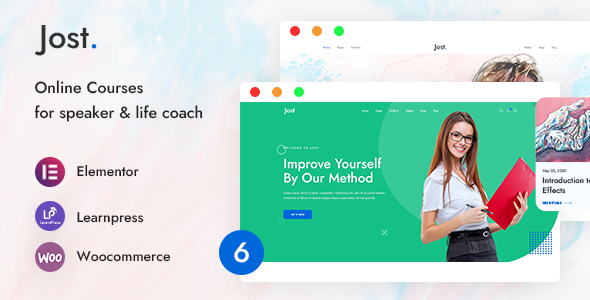 Jost - Coaching & Online Course WordPress Theme