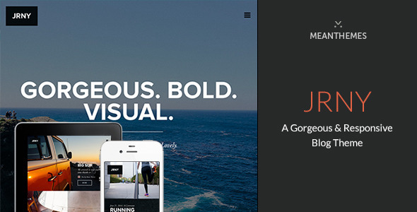 JRNY: A Gorgeous & Responsive WordPress Blog Theme