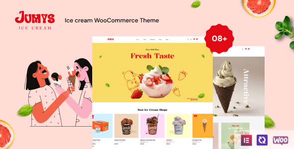 Jumys – Ice Cream WooCommerce WordPress Theme