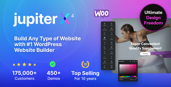 JupiterX - Website Builder For WordPress & WooCommerce