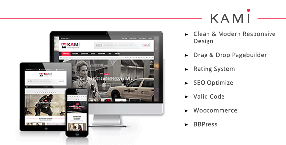 KAMI - Magazine and Blog WordPress Theme