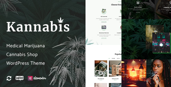 Kannabis - Medical Marijuana & Cannabis WordPress Theme