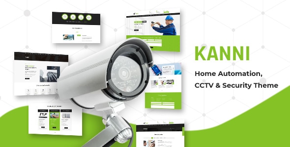 Kanni - Home Automation, CCTV Security WordPress Theme