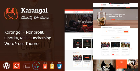 Karangal - Charity WordPress Theme