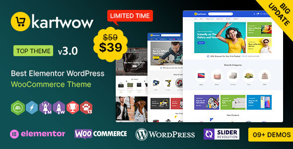 Kartwow WP - Multipurpose WooCommerce Responsive Theme