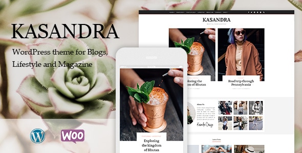 Kasandra - A Responsive WordPress Blog and Shop Theme