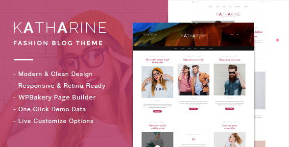 Katharine - Modern Fashion Blog Theme