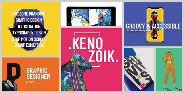 Kenozoik - Vibrant Portfolio Theme