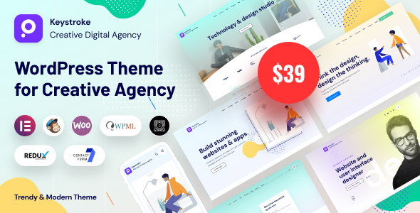 Keystroke - Creative Agency WordPress Theme