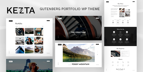 Kezta - Gutenberg Portfolio WordPress Theme