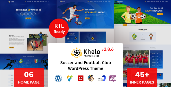 Khelo - Soccer & Sports WordPress Theme