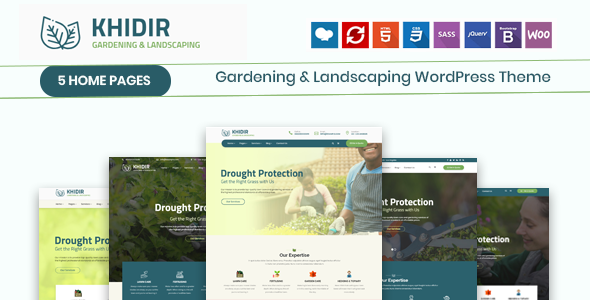 Khidir - Gardening & Landscaping WordPress Theme