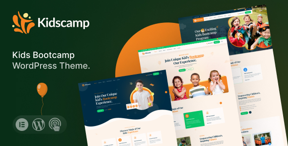 Kidscamp - Kids Bootcamp WordPress Theme