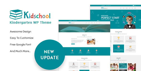 Kidschool - Kindergarten WordPress Theme