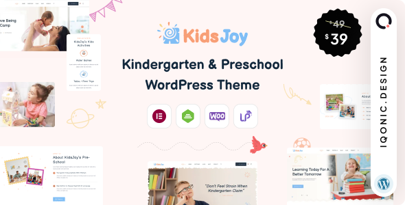 KidsJoy - Kindergarten & Preschool WordPress Theme